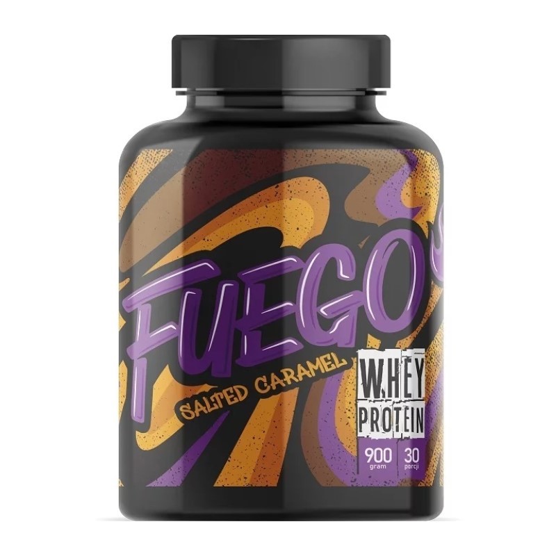 FUEGO WHEY PROTEIN 900 G SŁONY KARMEL