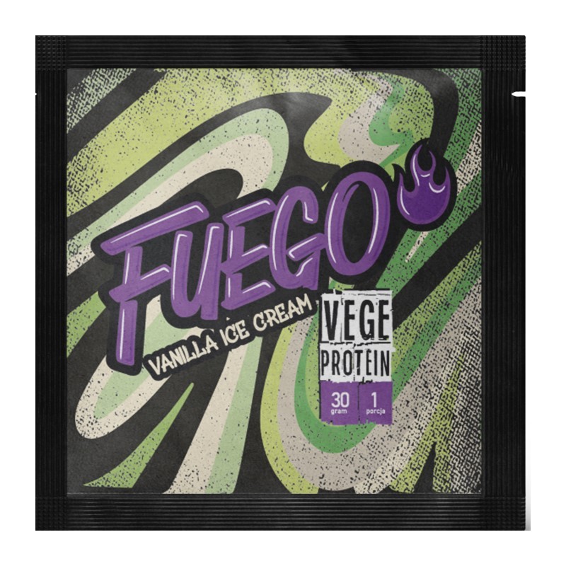 FUEGO VEGE Protein 30 g saszetka LODY WANILIOWE