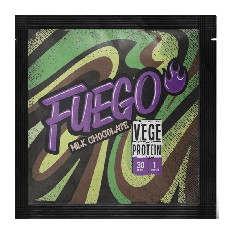 FUEGO VEGE Protein 30 g saszetka MLECZNA CZEKOLADA