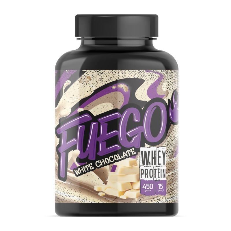 FUEGO WHEY PROTEIN 450 G BIAŁA CZEKOLADA