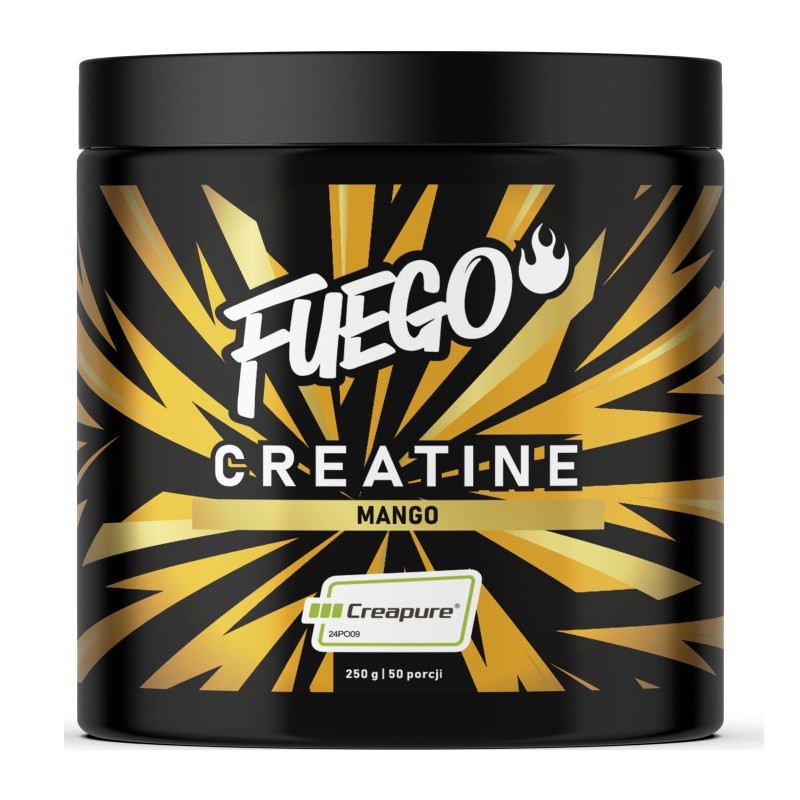 FUEGO KREATYNA CREAPURE® 250 G MANGO