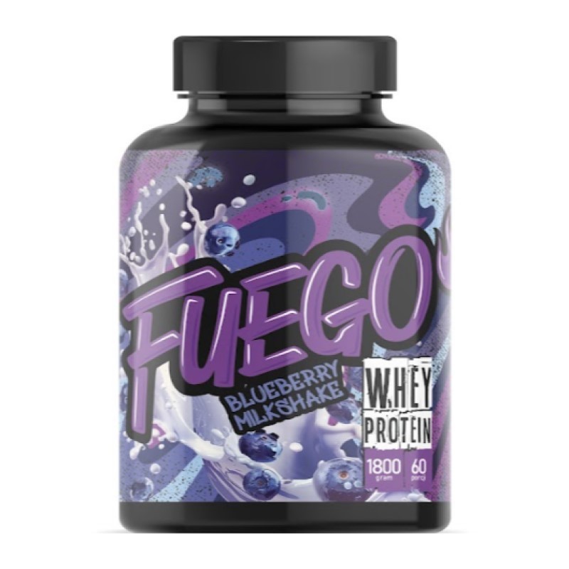 FUEGO WHEY PROTEIN 1800 G JAGODA