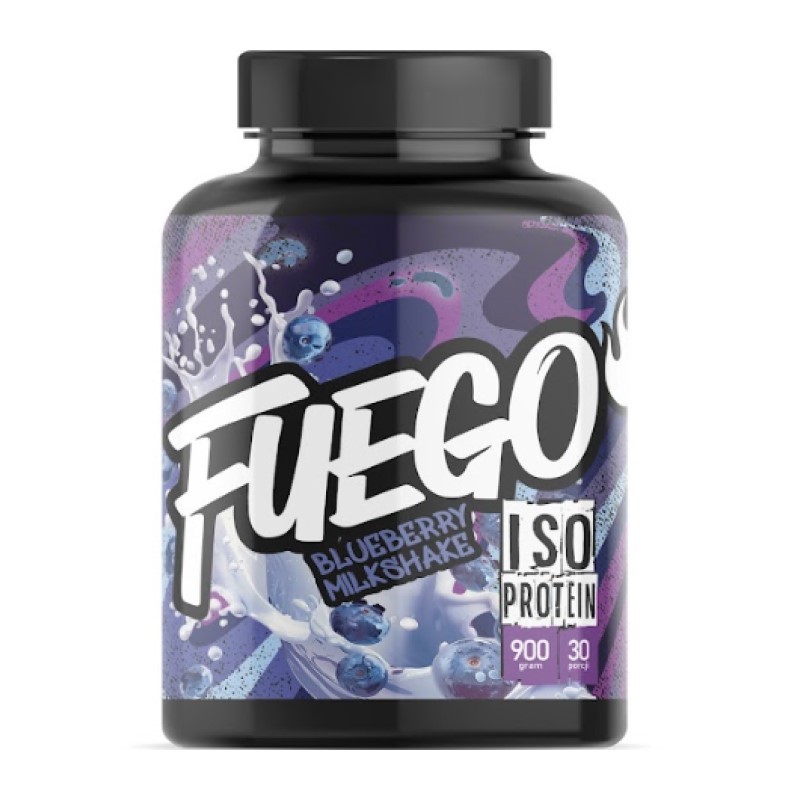 FUEGO ISO PROTEIN 900 G JAGODA