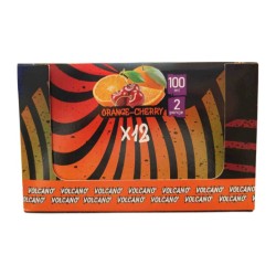 FUEGO VOLCANO PRE BOX 12 X 100 ML ORANGE CHERRY