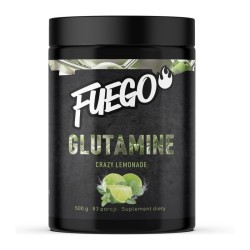 FUEGO L-GLUTAMINE 500 G + ASTRAGIN LEMONIADA