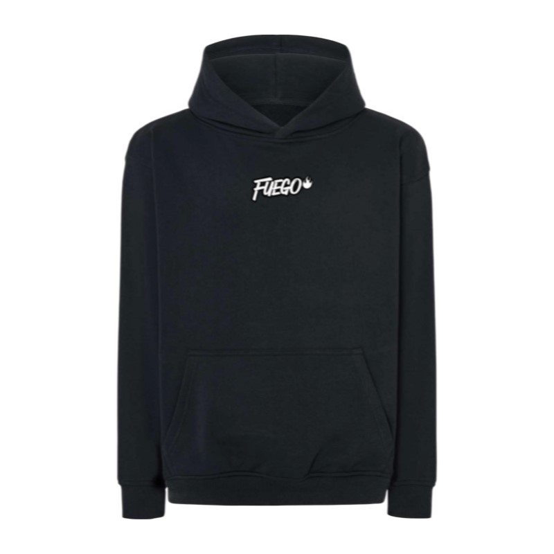 FUEGO BLUZA CZARNA Z KAPTUREM - ROZMIAR M