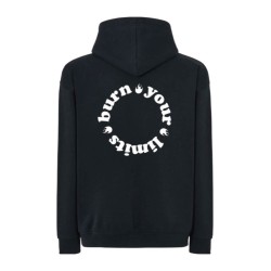 FUEGO BLUZA CZARNA Z KAPTUREM - ROZMIAR M