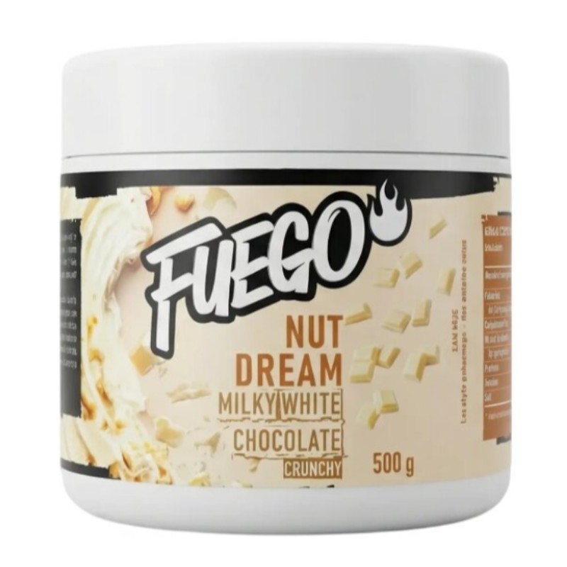 FUEGO KREM NUT DREAM MILKY WHITE CHOCOLATE CRUNCHY 500 g